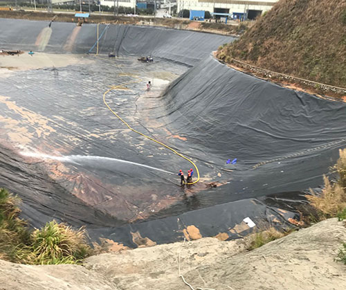 六合废水池清理